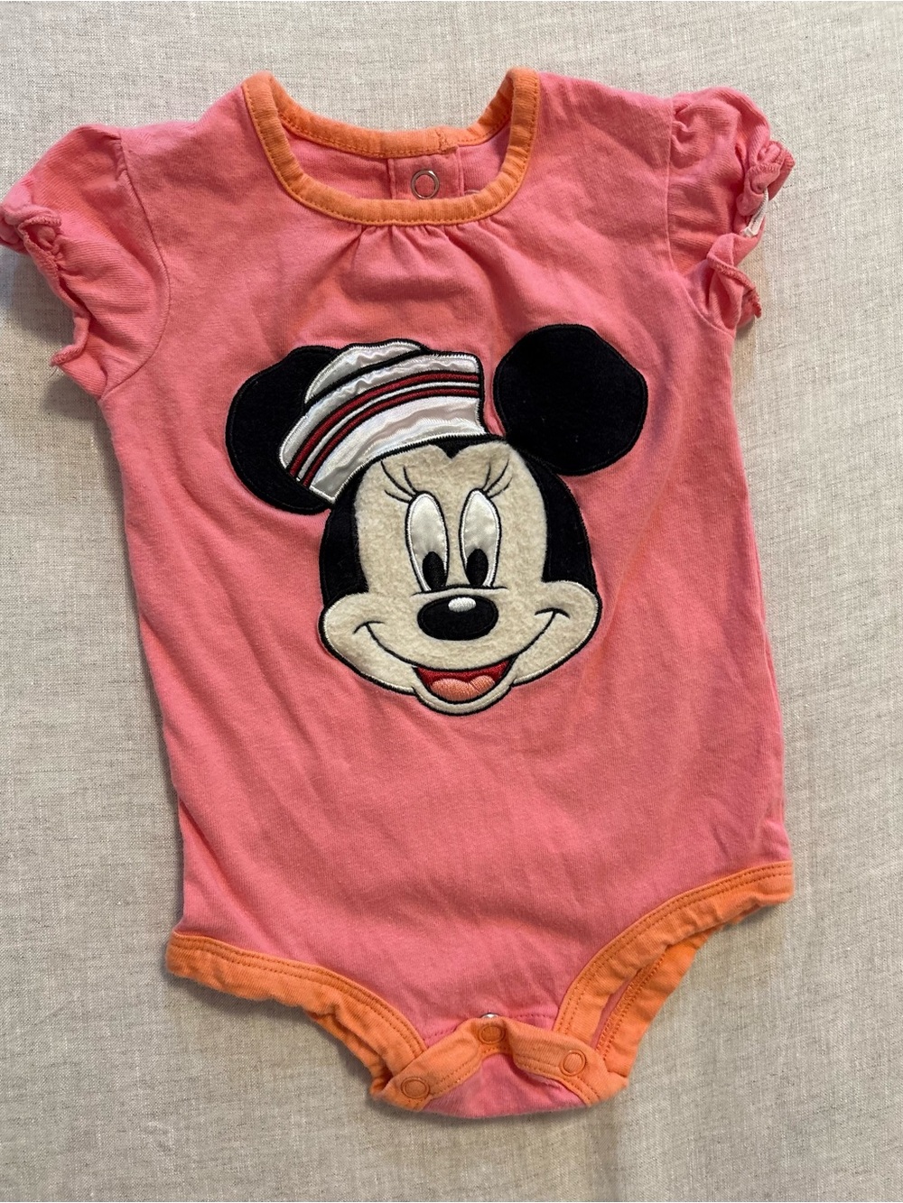 Disney Cruise Line Sailor Minnie Mouse Bodysuit